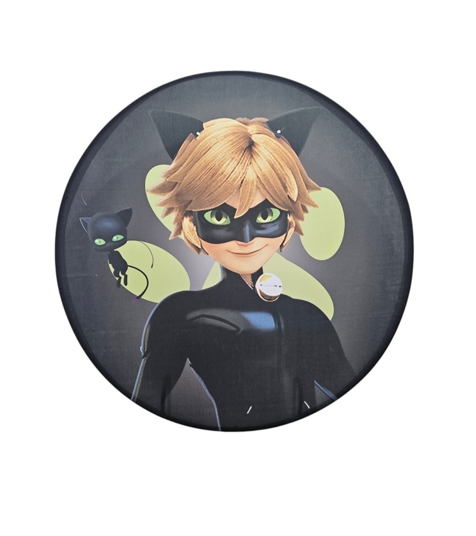 Painel Redondo Cat Noir - DecorFest