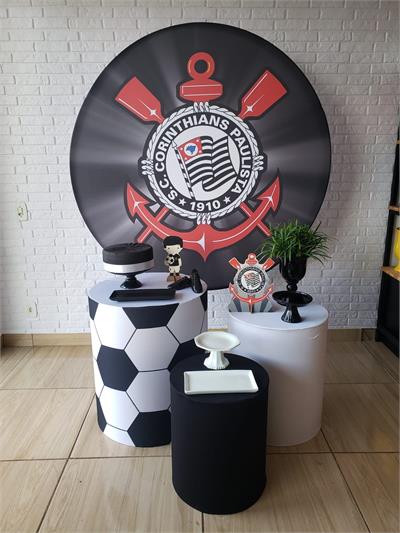 Kit Festa Facil P - Corinthians - DecorFest