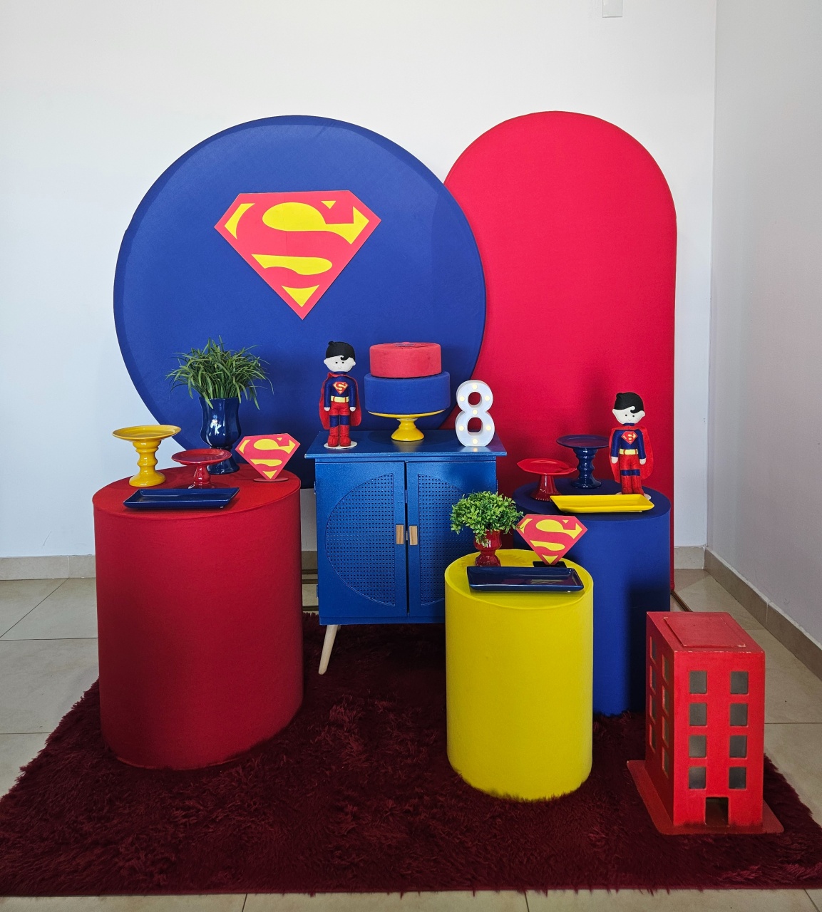 Kit Festa Facil G - Super Homem (Superman) - DecorFest