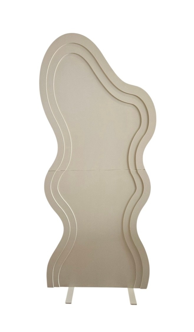 Painel Onda Mdf - Nude - DecorFest