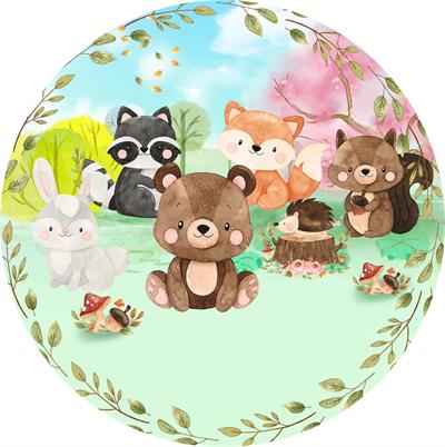 Painel Redondo Bosque - DecorFest
