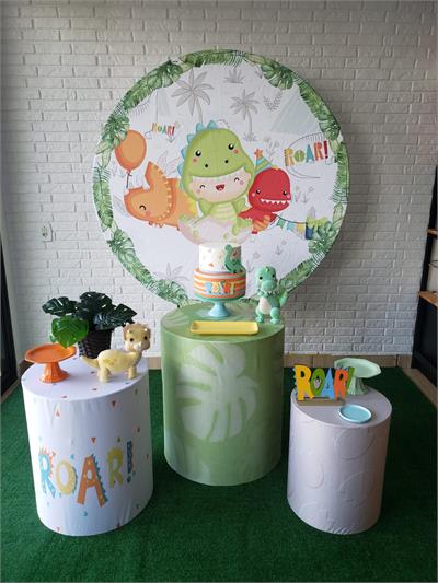 Kit Festa Fácil P - Dinossauro Baby - DecorFest