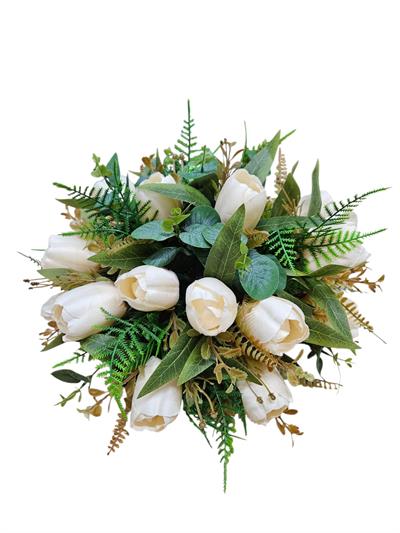 Arranjo de Flores - Tulipa Champanhe - DecorFest