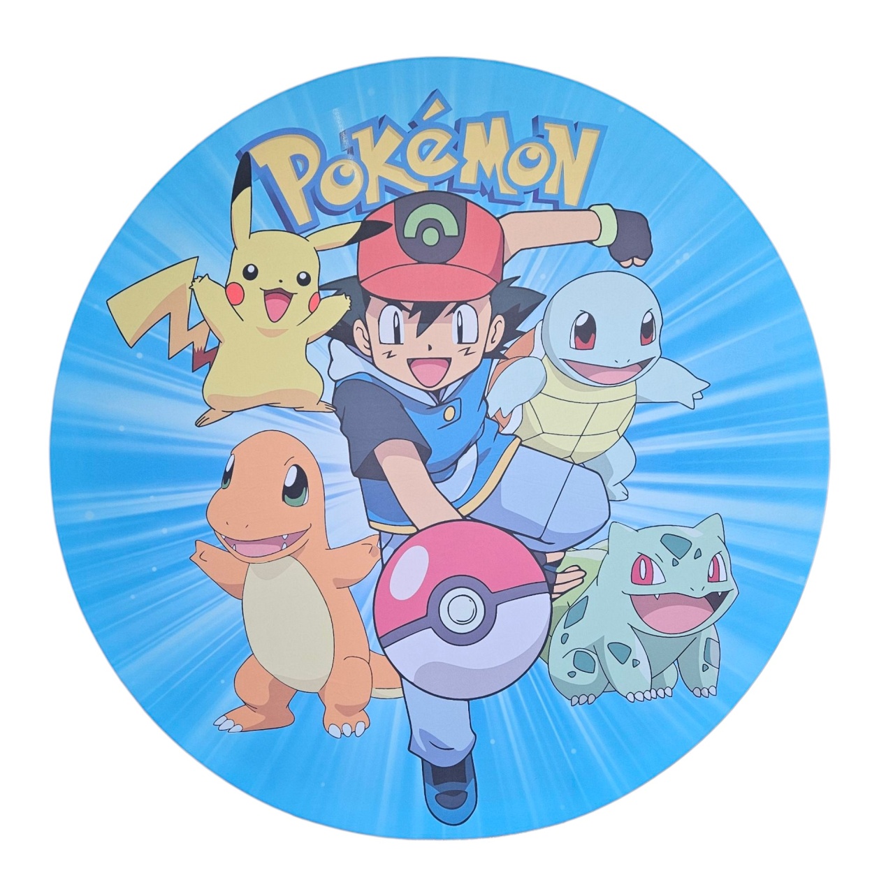 Painel Redondo Pokémon - DecorFest