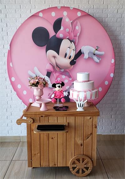 Kit Pocket Car - Minnie Rosa - DecorFest