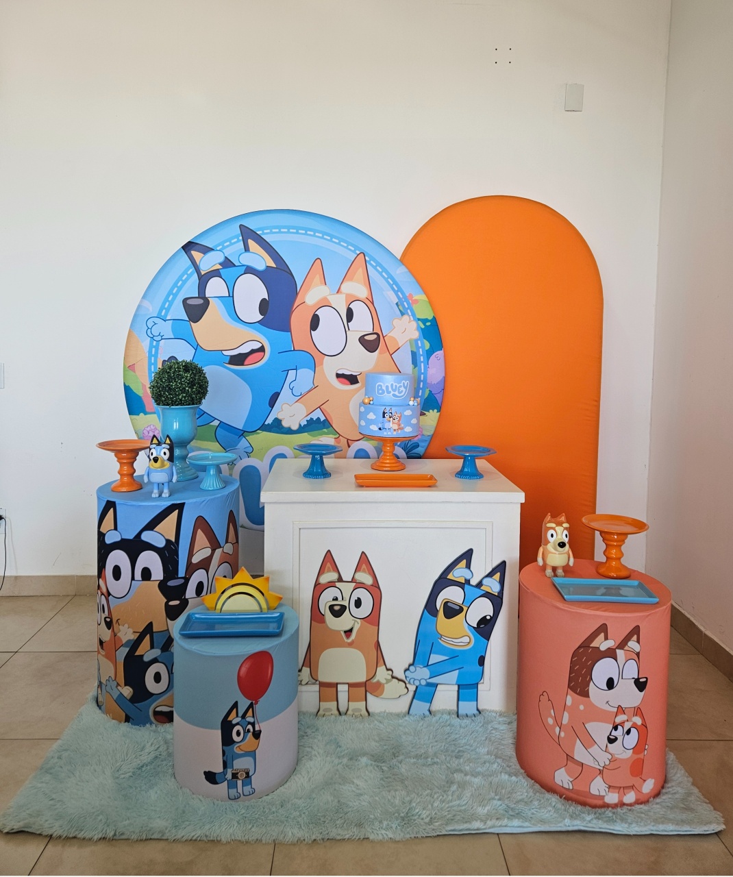 Kit Festa Facil G - Bluey E Bingo - DecorFest