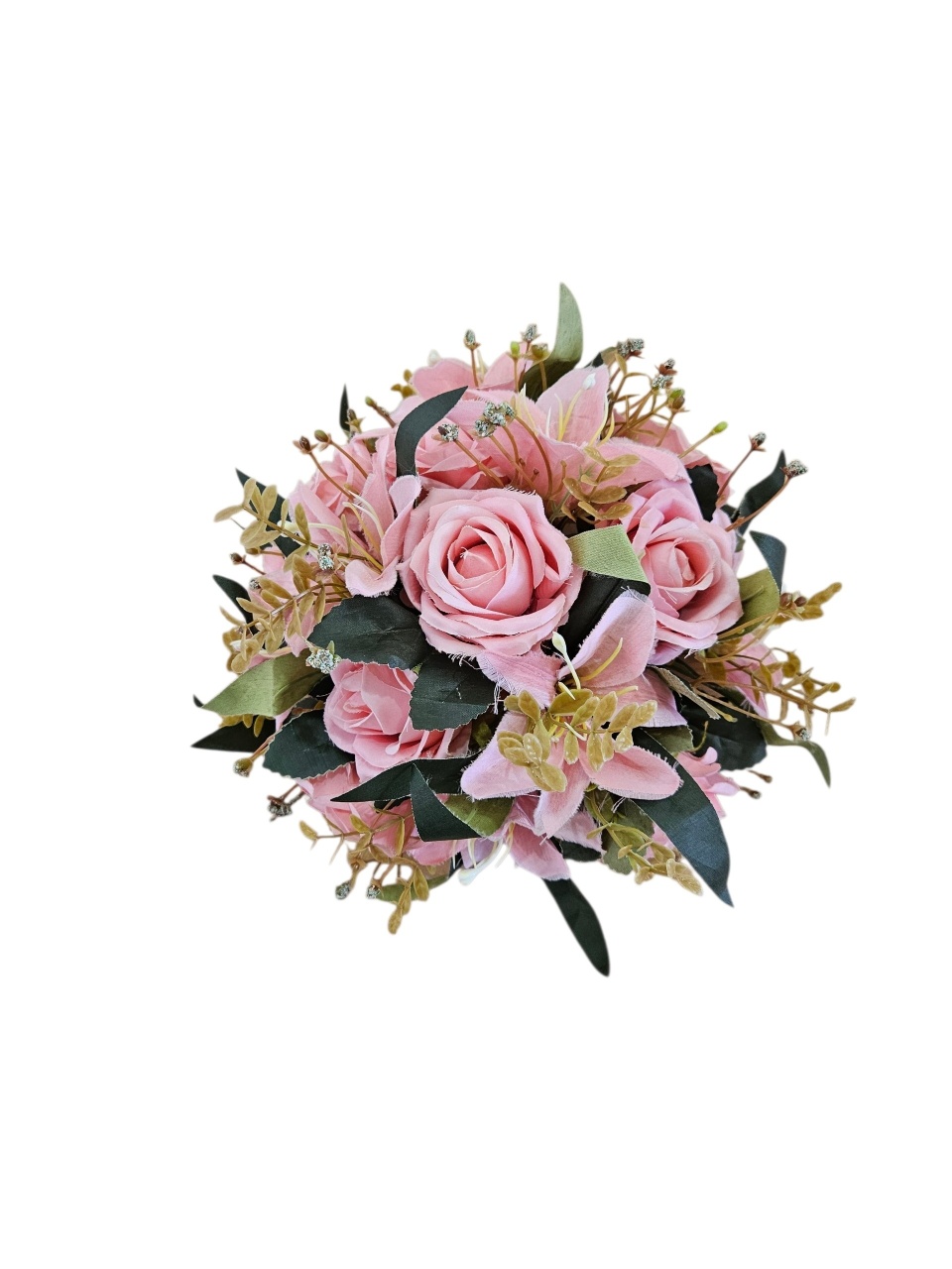 Mini Arranjo Lateral - Rosa - DecorFest