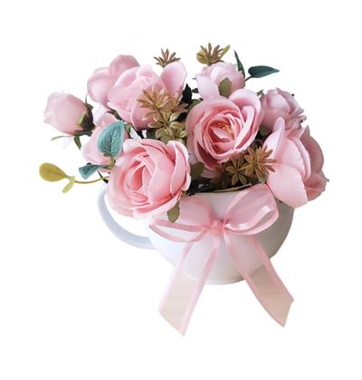Xícara Branca Com Flores - Cha de Cozinha - DecorFest