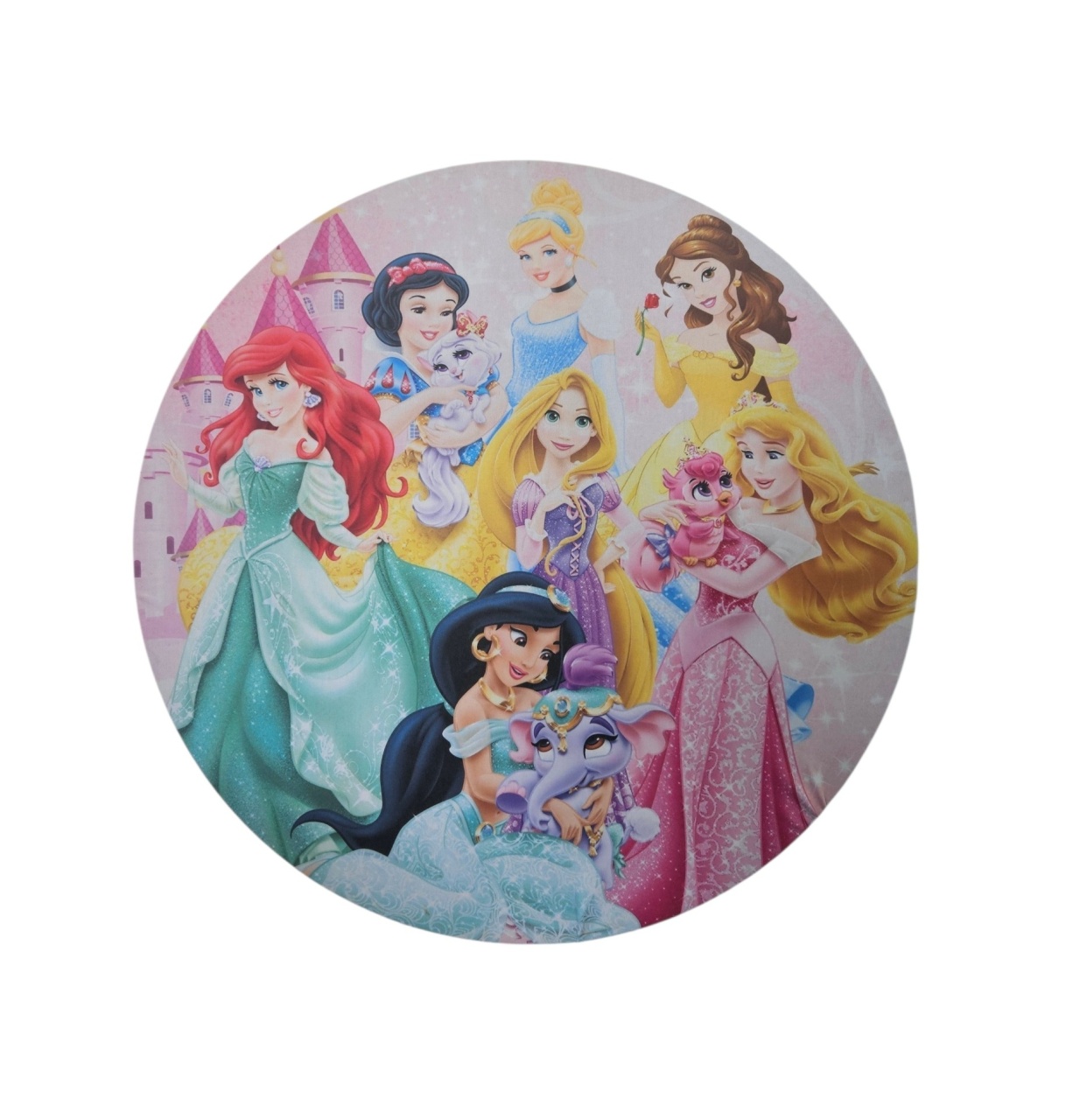 Painel Redondo Princesas Mini - DecorFest
