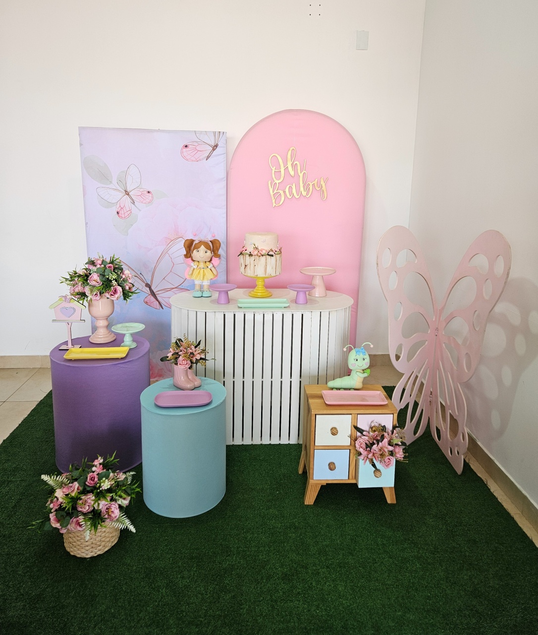 Kit Chá de Bebê - Jardim - DecorFest