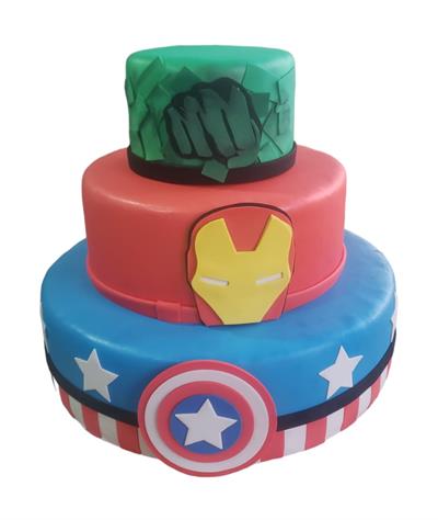 Bolo Vingadores - DecorFest