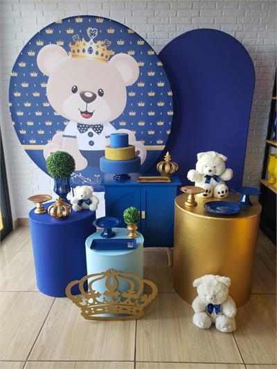 Kit Festa Facil G - Urso Principe - DecorFest