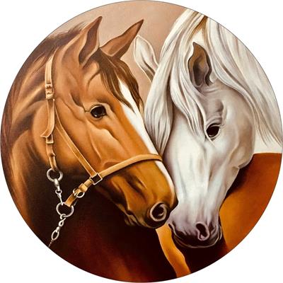 Painel Redondo Country Cavalo - DecorFest