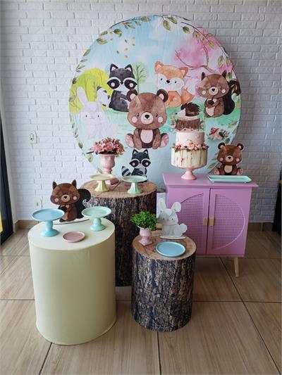 Kit Festa Facil M - Bosque Menina - DecorFest