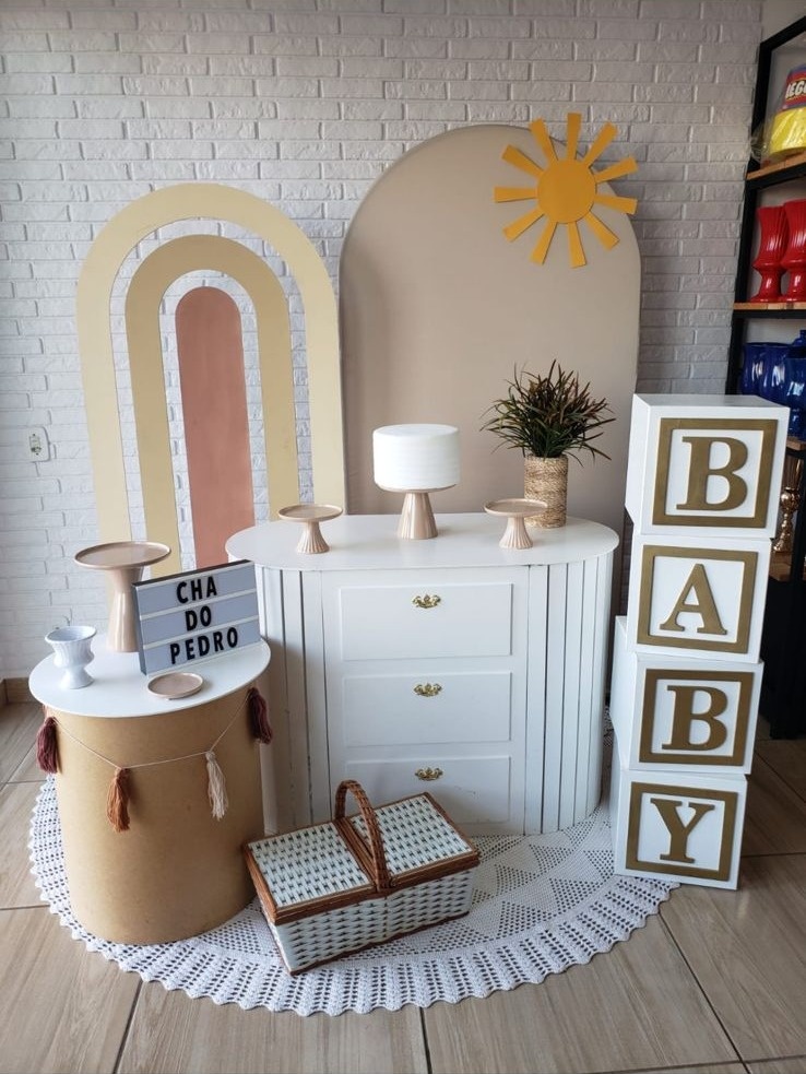 Kit Chá de Bebê Nude  - DecorFest