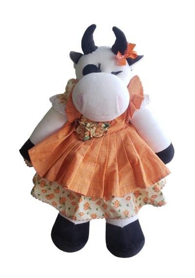 Boneco Vaca Tecido - Fazendinha - DecorFest