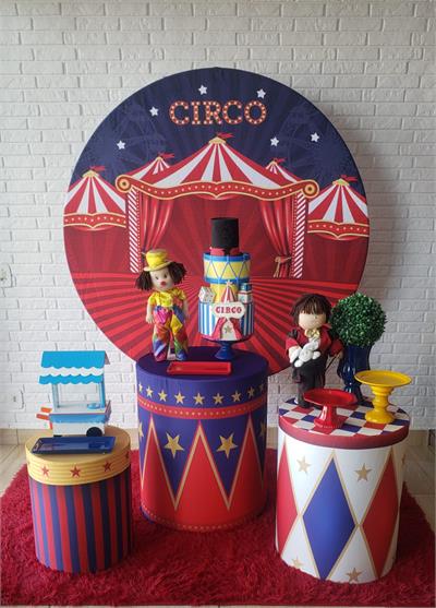 Kit Festa Facil P - Circo - DecorFest