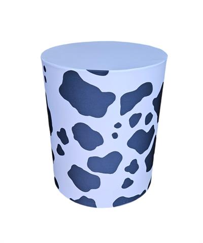 Capa de Mesa Cilindro M - Vaquinha - DecorFest