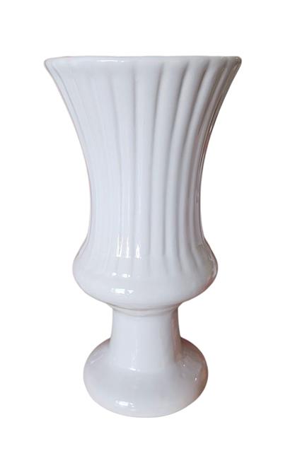 Vaso Taça Real Branco - Louça - DecorFest