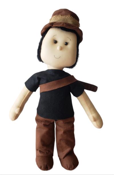 Boneco Chapeuzinho Vermelho - Caçador - DecorFest
