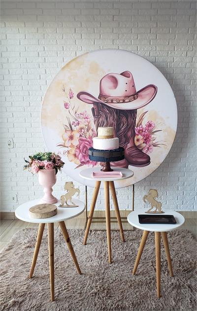 Kit Festa Facil - Country Rosa - DecorFest