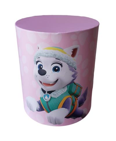 Capa de Mesa Cilindro P - Patrulha Canina Skye - DecorFest