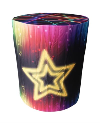 Capa de Mesa Cilindro P - Neon - DecorFest