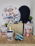 Kit Festa Facil G - Urso Aviador - imagem 1