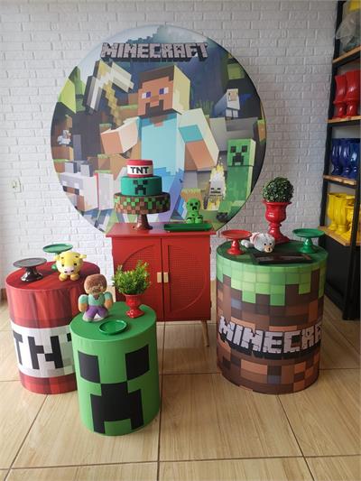 Kit Festa Facil M - Minecraft - DecorFest