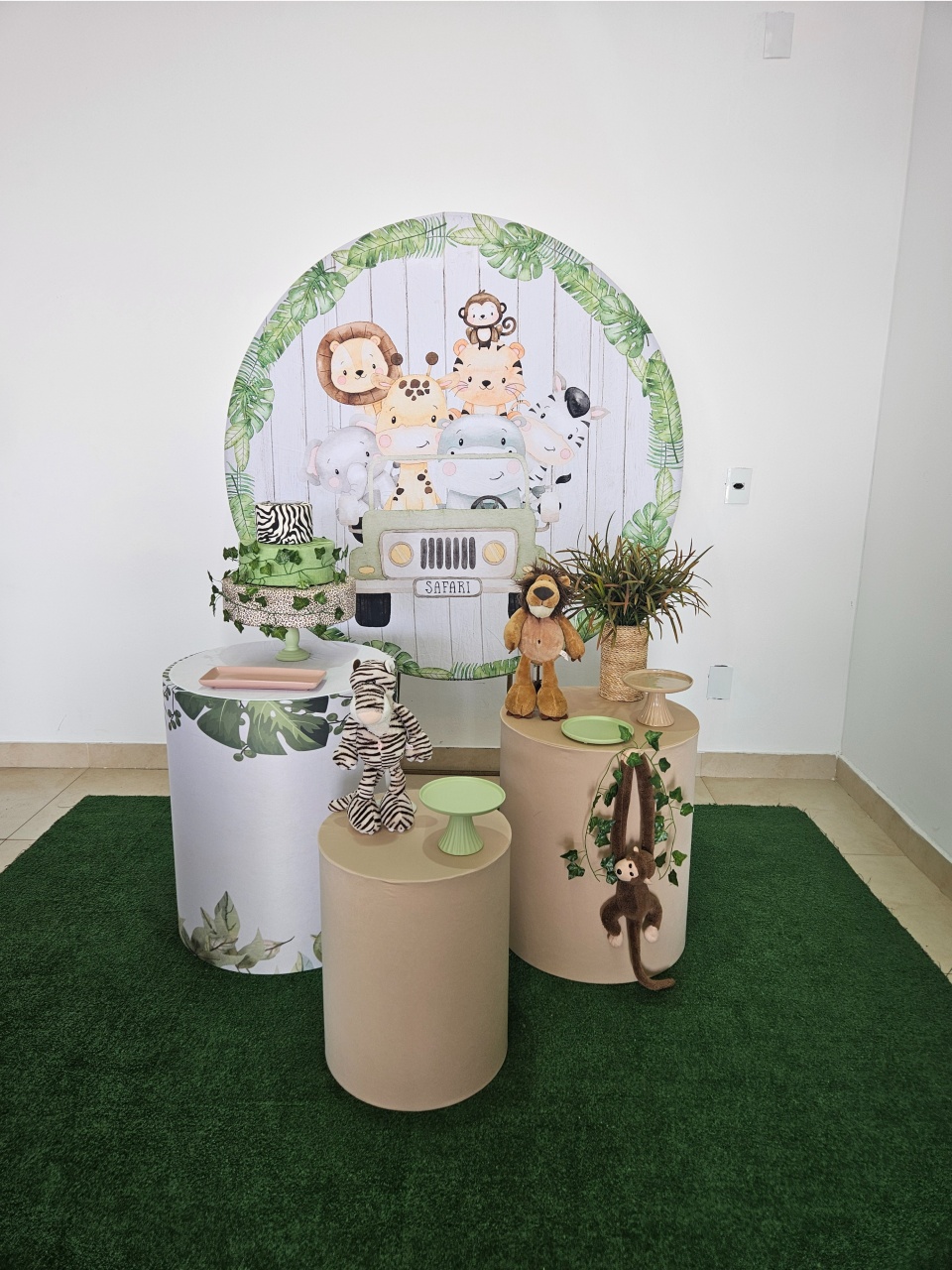 Kit Festa Facil P - Safari 1 - DecorFest