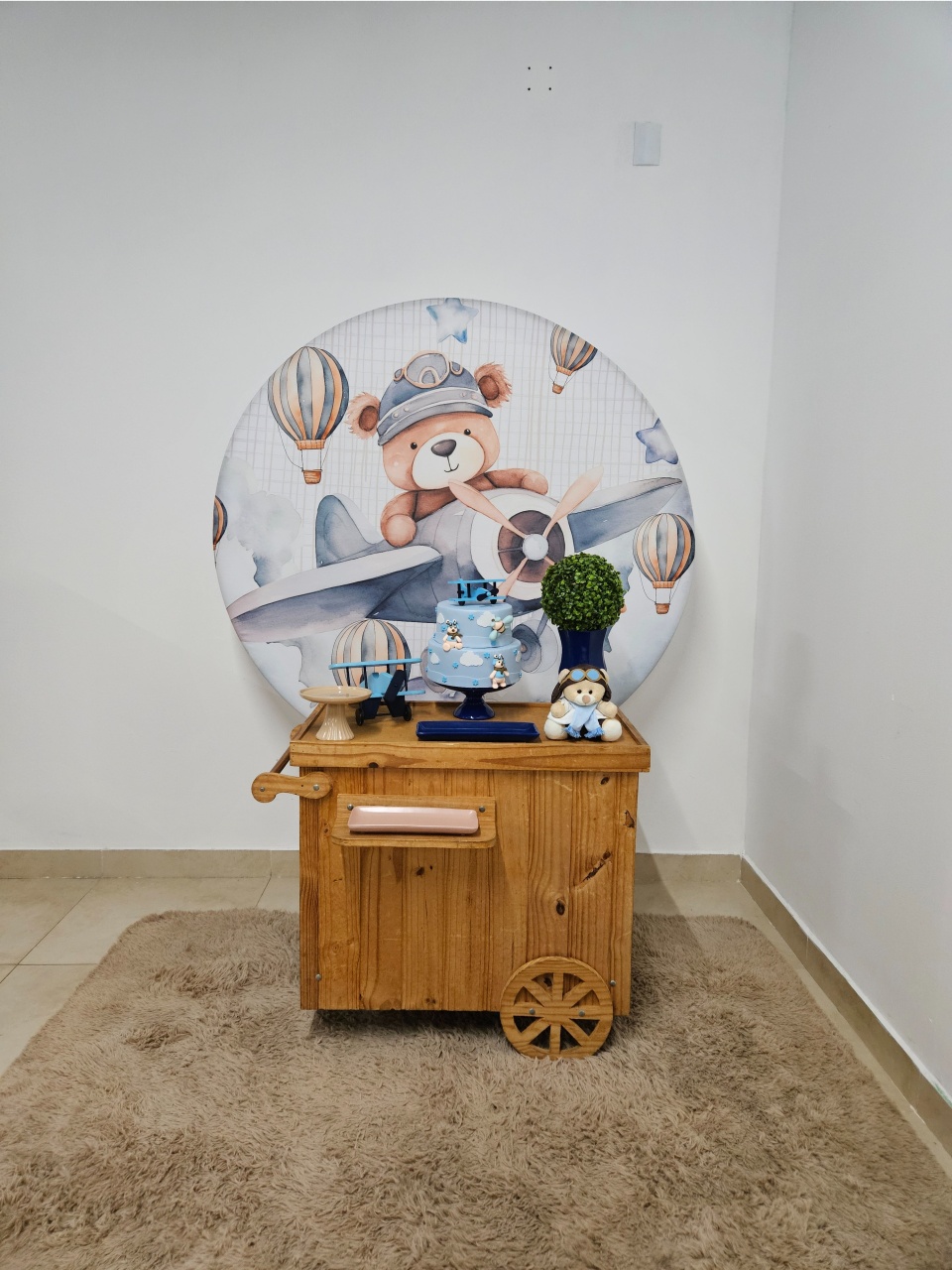 Kit Pocket Car - Urso Aviador - DecorFest