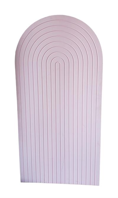Painel Romano Frisado Rosa Mdf - DecorFest