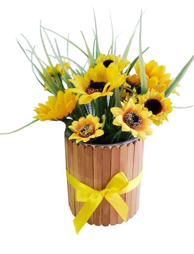 Vaso Mini Girassol - DecorFest