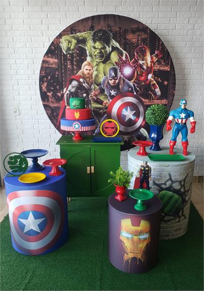 Kit Festa Facil M - Vingadores - DecorFest