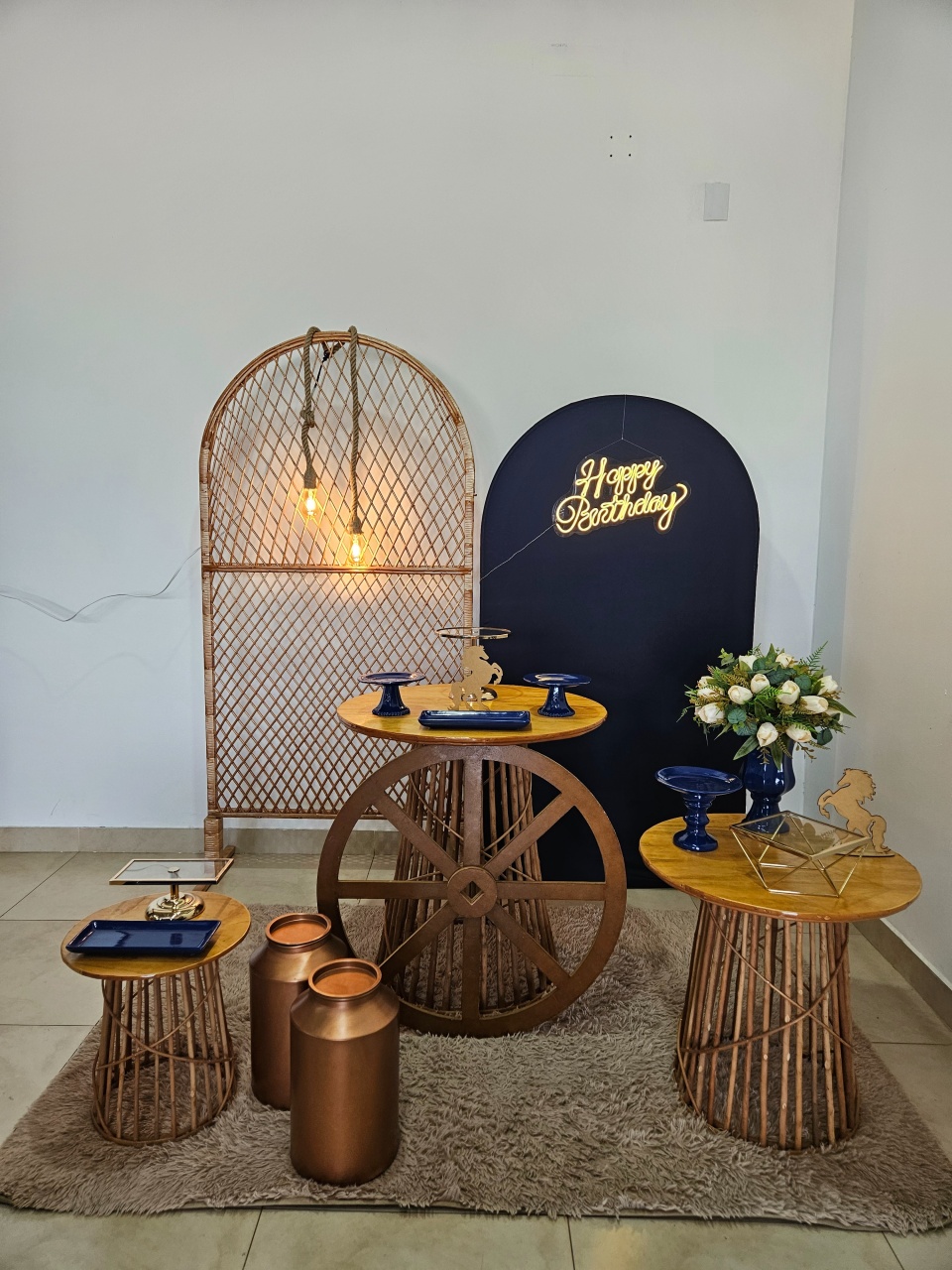 Kit Adulto - Country Azul Marinho  - DecorFest