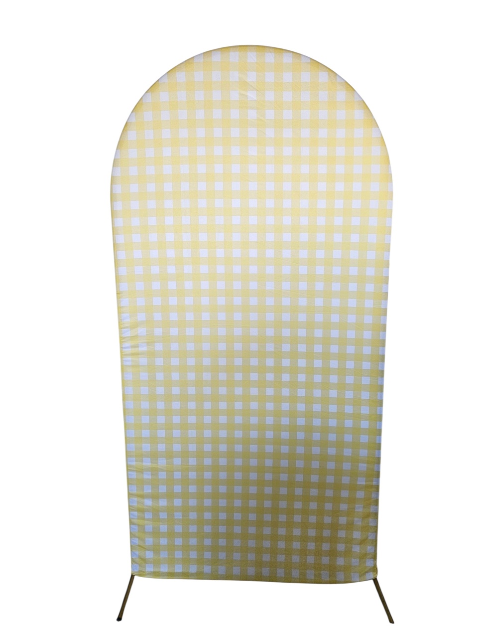 Painel Romano Xadrez Amarelo - DecorFest