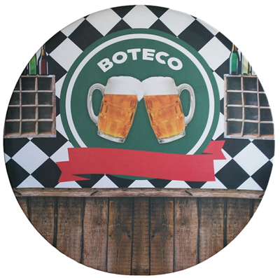 Painel Redondo Boteco - DecorFest