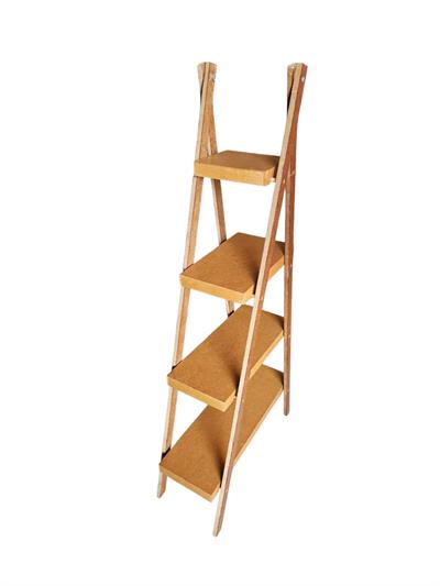 Escadinha de Chão Mdf - Rustica - DecorFest