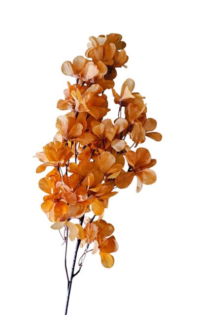 Galho Flor de Cerejeira Laranja - DecorFest