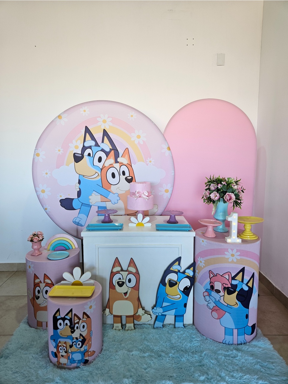 Kit Festa Facil G - Bluey E Bingo - DecorFest