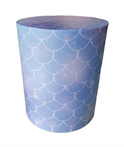 Capa de Mesa Cilindro P - Sereia - DecorFest
