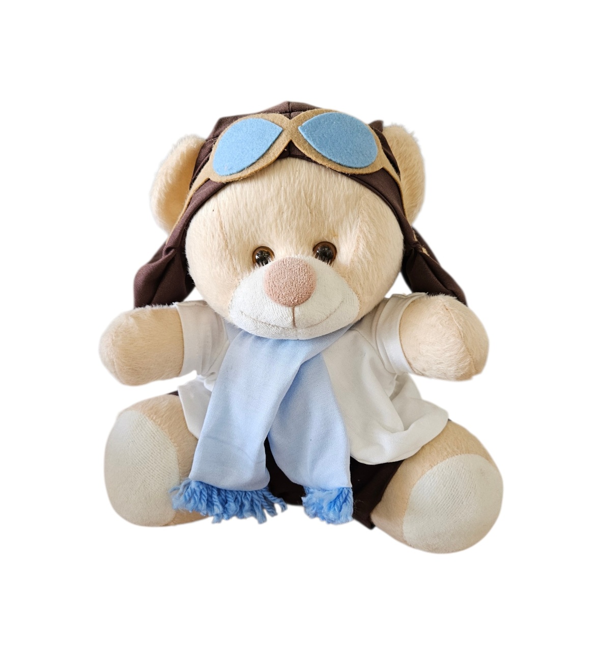 Urso Aviador Pelucia G - DecorFest