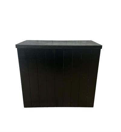 Mesa Riscada Desmontável Preta - DecorFest