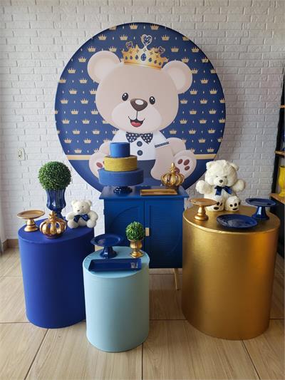 Kit Festa Facil M - Urso Principe - DecorFest