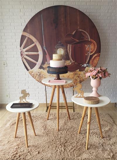 Kit Festa Facil - Country Rosa - DecorFest