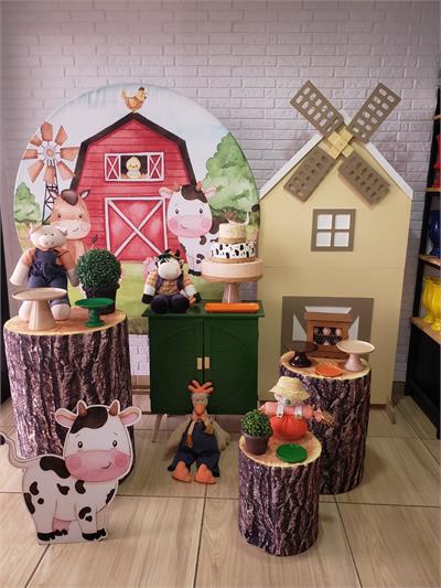 Kit Festa Facil G - Fazendinha Menino - DecorFest