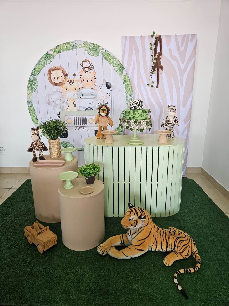 Kit Festa Facil G - Safari 1 - DecorFest