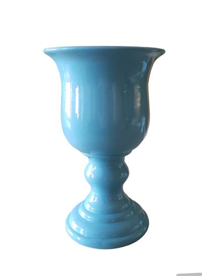 Vaso Azul Claro G Louça - DecorFest