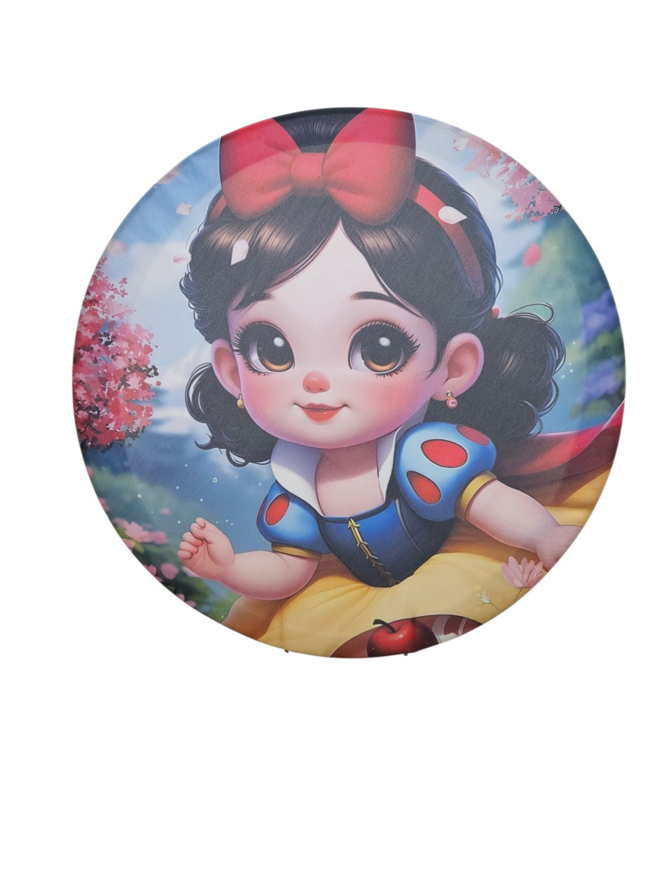 Painel Redondo Branca de Neve Mini - DecorFest
