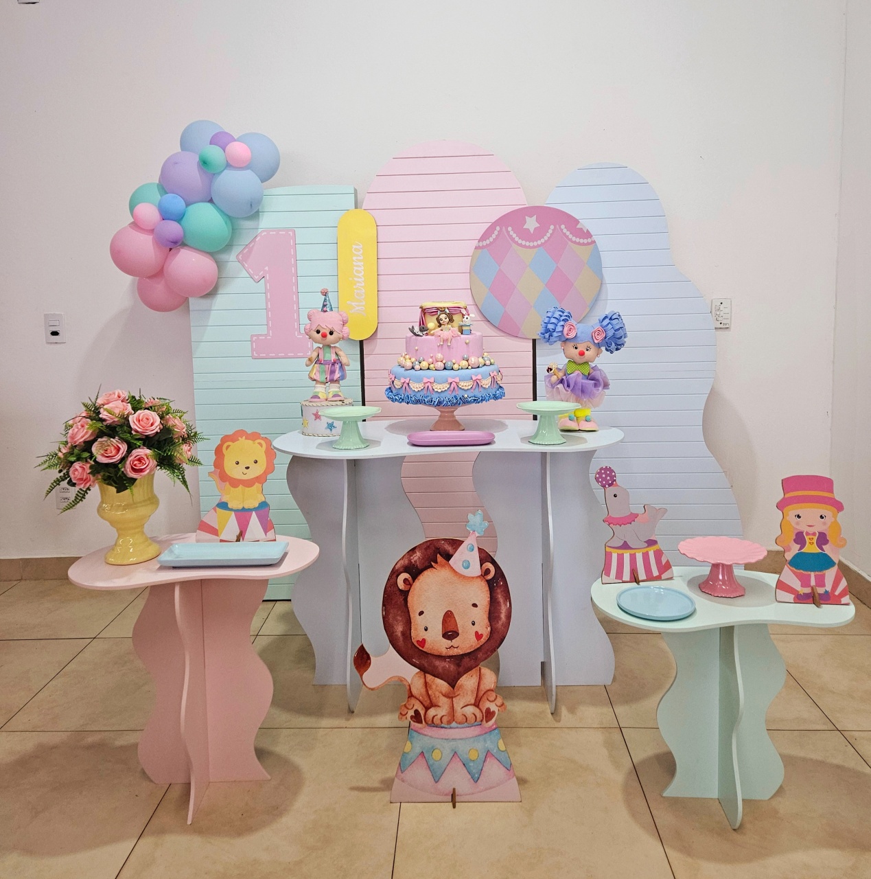 Kit Encanto - Circo Rosa - DecorFest